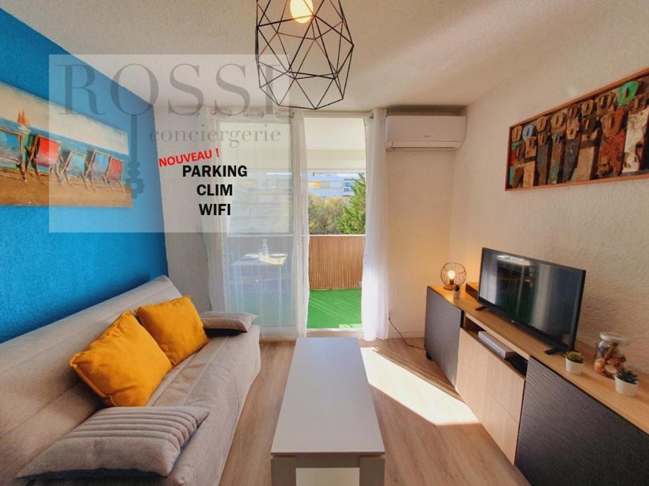 Maya Parking Clim Wifi Centre-ville Et Port - Rossiconciergerie - Linge Inclus Appartement *